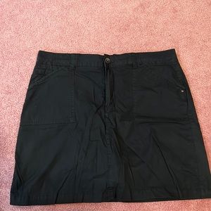 Croft & Barrow Black Skort